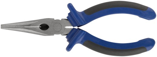 Тонконосы "Один" двухцветные обрезиненные ручки, полированная сталь 160 мм