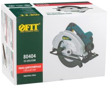 Пила дисковая 1300 Вт; 4500 об/мин; 185/20 мм; жел. опора; рез. накл.; блок шпинд.; коробка