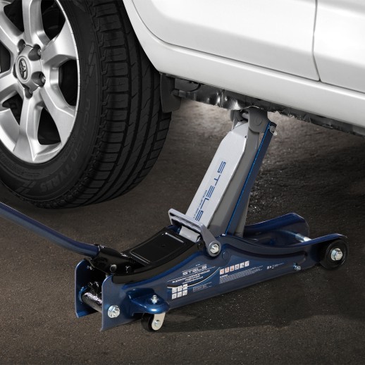 Домкрат гидравлический подкатной, 2 т, Low Profile, 80-380 мм Stels