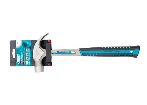 Молоток-гвоздодер, 570 г, цельнокованый, трехкомпонентная рукоятка Gross