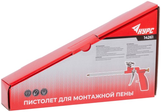 Пистолет для монтажной пены, пластиковый корпус