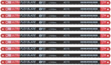 Полотна ножовочные односторонние 300 мм ( Super Flex), 10 шт. ( 18 ТPI )