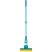 Швабра отжимная, 110 см, губка PVA 26х5,5х6 см, телескопическая рукоятка, бирюзовая, Home// Palisad