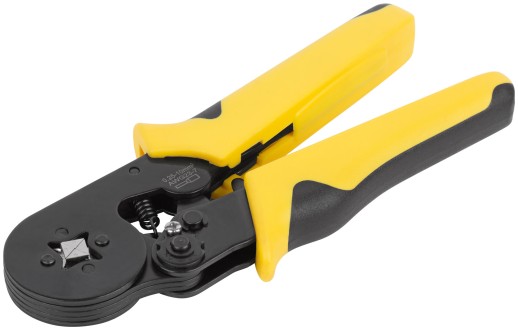 Пресс-клещи для обжима втулочных наконечников 0,25-10 мм, прорезиненные ручки 175 мм