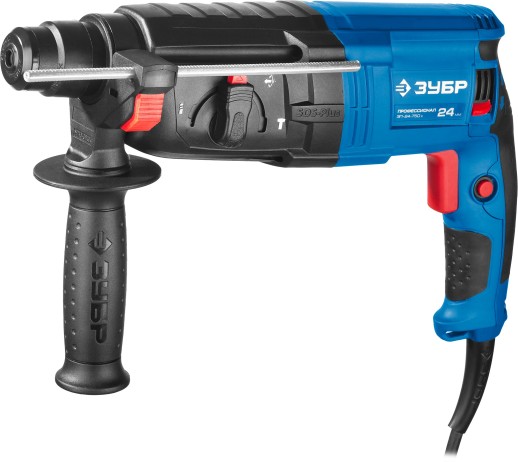 ЗУБР 24 мм, 750 Вт, перфоратор SDS Plus, Профессионал (ЗП-24-750 К)