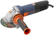 MAX-PRO Шлифмашина угловая 1200 Вт; 11500 об/мин; быстрозажимной кожух 125 мм; антивибрационная ручка; дополнительные щетки; 2,2 кг; кор.