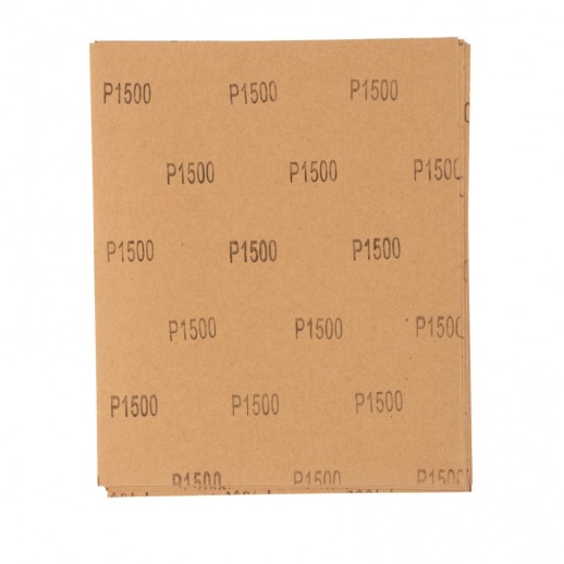 Шлифлист на бумажной основе, P 1500, 230 х 280 мм, 10 шт, водостойкий Matrix