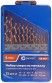 Набор сверл по металлу с кобальтом 5% в металлической коробке; 1,5-6,5 мм (через 0,5 мм + 3,2 мм; 4,8 мм), 13 шт., Cutop Profi