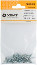Шурупы оцинкованные, универсальные 3 х 16 (фасовка 40 шт)