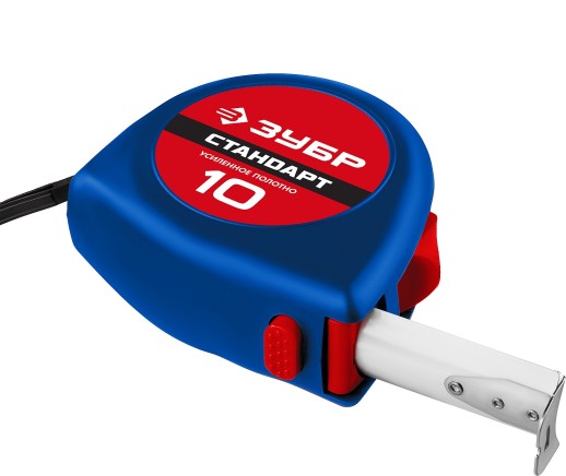 ЗУБР 10 м х 25 мм, рулетка (34016-10)