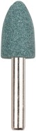 Шарошка абразивная ( по камню, мрамору, кафелю), хвостовик 6 мм, цилиндр с остр.наконечник. 14 х 25 мм