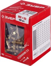 ЗУБР М8 х 50 мм, 100 шт, клиновой анкер (302032-08-050)