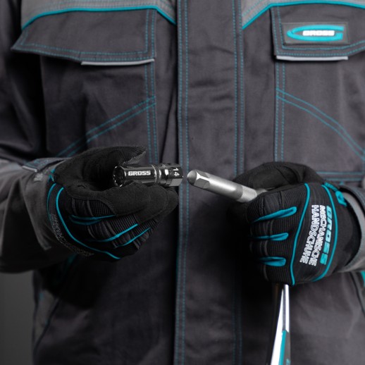 Головка торцевая свечная, магнитная, двенадцатигранная, 14 мм, под квадрат 1/2 Gross