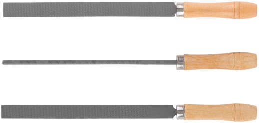 Рашпили, деревянная ручка, набор 3 шт., 200 мм