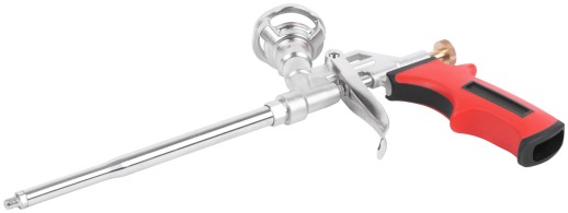 Пистолет для монтажной пены, прорезиненная ручка, поворотный верхний адаптор