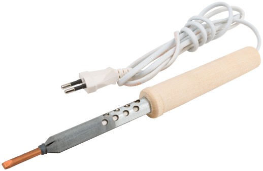 Паяльник 220 В, деревянная ручка  65 Вт