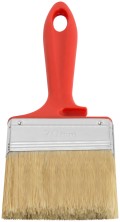 Кисть флейцевая "Крафт", натур.светлая щетина, пластиковая ручка с выемкой  70 мм