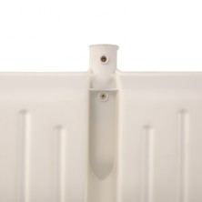 Лопата для уборки снега пластиковая, белая, 420 х 425 мм, без черенка, Россия, Сибртех