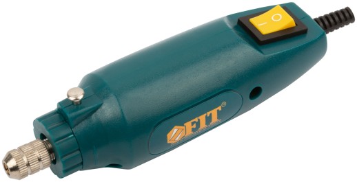 Гравировальная машина мини 12 Вт; 12000 об/мин; 3,2 мм; адаптер; набор насадок; пластик. кейс