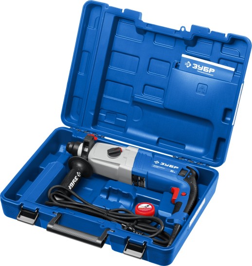 ЗУБР 32 мм, 1100 Вт, перфоратор SDS Plus, Профессионал (ЗП-32-1100 К)