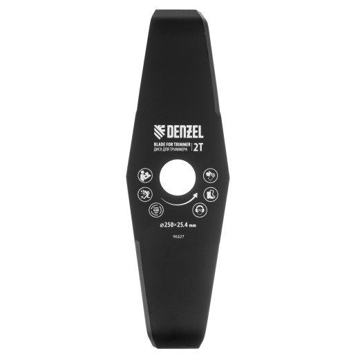 Диск для триммера  мульчирующий, 250 х 25,4 толщина 3 мм, 2 лезвия// Denzel