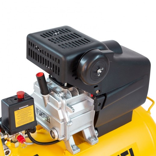 Компрессор воздушный, прямой привод DC1500/50, 1.5 кВт, 50 литров, 220 л/мин Denzel