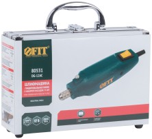 Гравировальная машина мини 12 Вт; 12000 об/мин; 3,2 мм; адаптер; набор насадок; алюмин. кейс