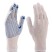 Перчатки х/б, ПВХ покрытие, "Точка", 7 класс Россия