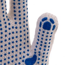 Перчатки х/б, ПВХ покрытие, "Точка", 7 класс Россия