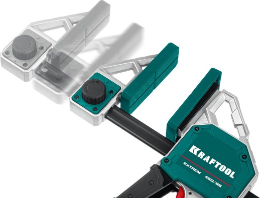 KRAFTOOL Extrem 450/95, пистолетная струбцина (32228-45)
