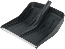 Лопата для уборки снега большая пластиковая, без черенка 420х420 мм