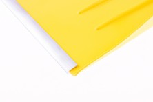 Лопата для уборки снега пластиковая, желтая, 400 х 420 мм, без черенка, Россия, Сибртех