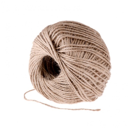 Шпагат джутовый, 1.5 мм, L 100 м, 2-ниточный, Россия Сибртех