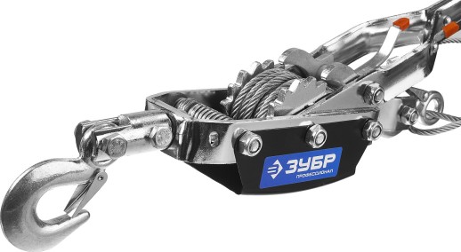 ЗУБР 4 т, 3 м, ручная рычажная лебедка, Профессионал (43105-4)