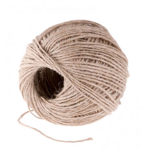 Шпагат джутовый, 1.5 мм, L 90 м, 4-ниточный, Россия Сибртех