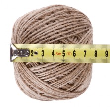 Шпагат джутовый, 1.5 мм, L 90 м, 4-ниточный, Россия Сибртех