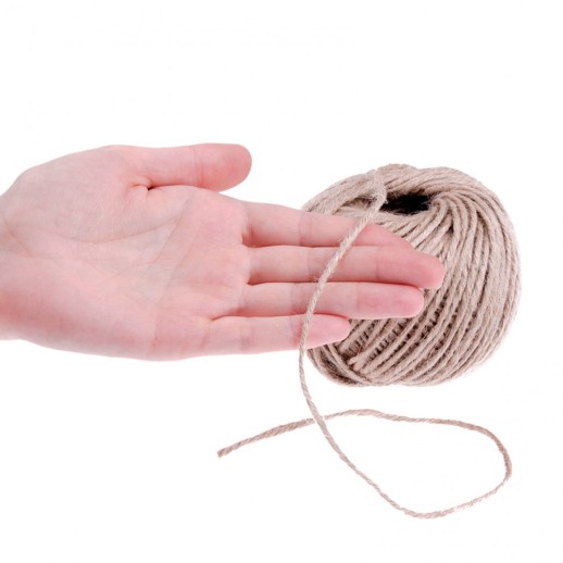 Шпагат джутовый, 1.5 мм, L 90 м, 4-ниточный, Россия Сибртех