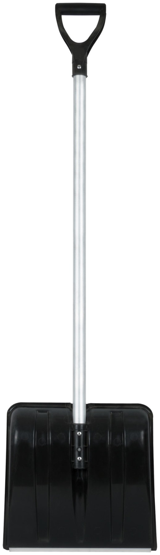 Лопата для уборки снега "Снежинка" пластиковая, алюминиевый черенок 365х380x1450 мм