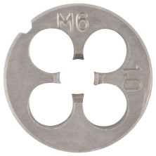 Плашка метрическая, легированная сталь  М6х1,0 мм