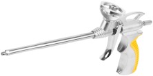Пистолет для монтажной пены, цельнометаллический, прорезиненная ручка