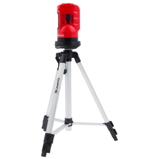 Уровень лазерный, 100 мм, штатив 1260 мм, самовыравнивающийся Matrix