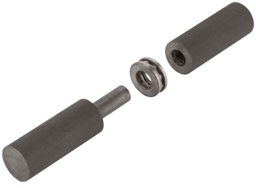 Петля гаражная, с подшипником 25х140 мм