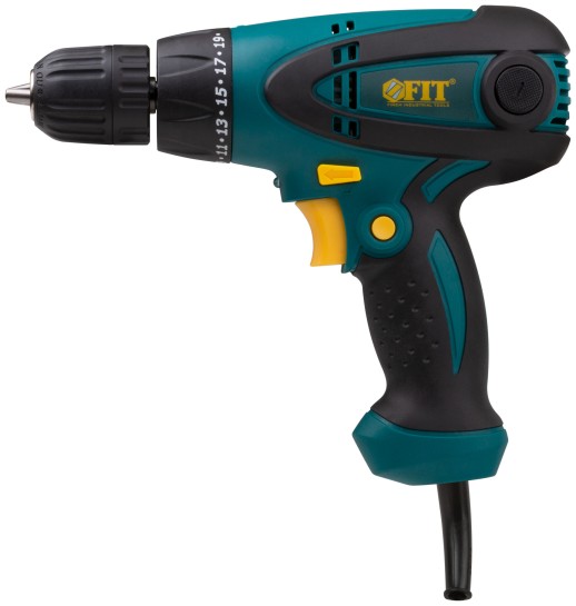 Дрель-Шуруповерт эл. 280 Вт; 0-750 об/мин; БзП 10 мм; рез. накл.; 14,0 Нм; 20+1; БС щеток; коробка