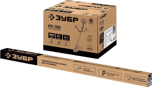 ЗУБР 2.5 кВт, бензиновый триммер (КРБ-2500-Р)
