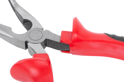 Утконосы "Оптима", двухцветные обрезиненные ручки, полированная сталь 165 мм