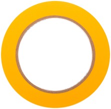 Лента малярная золотистая, рисовая бумага, термостойк. до 120°C, УФ-стойкость до 30 дней, 9 мм х 50 м