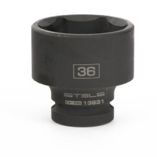 Головка ударная шестигранная, 36 мм, 1/2, CrMo Stels
