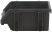 Лоток для крепежа пластиковый черный  75х110х165 мм