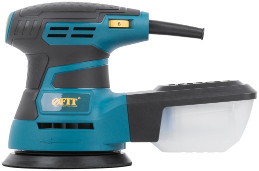 Шлифмашина эксцентриковая 350 Вт; 3000-13000 об/мин; 125 мм; 1,5 кг; липучка; пластик. контейнер; коробка