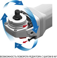ЗУБР 2100 Вт, d230 мм, УШМ (УШМ-230-2100 ПМ3)